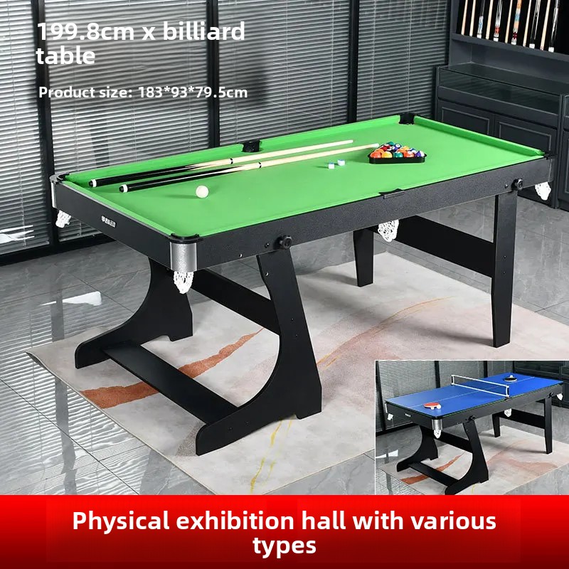 Table Tennis Folding Table - 6피트(1.8m) 접이식 당구대, 3 in 1