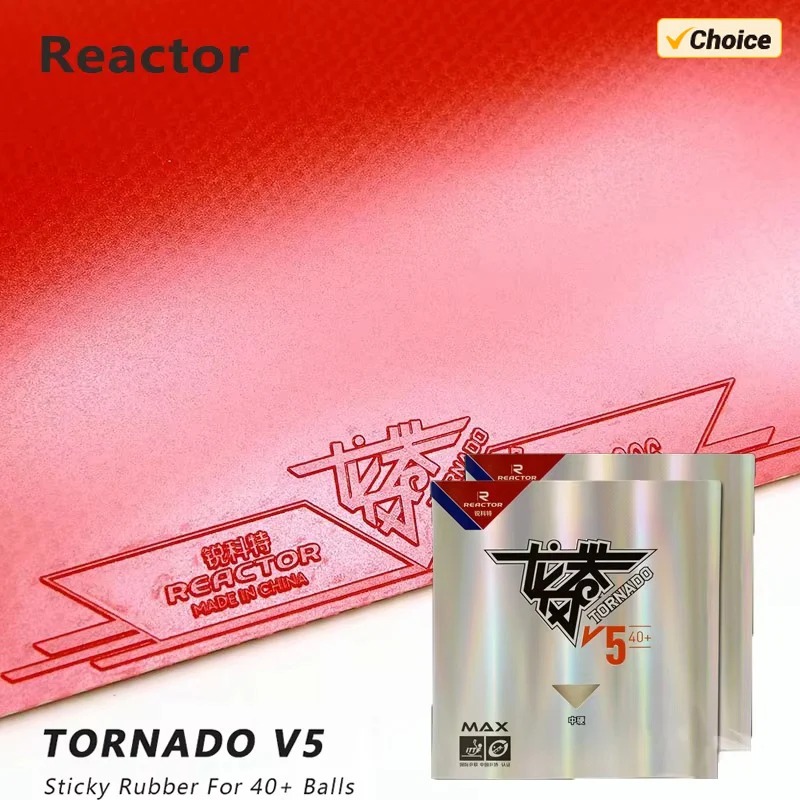 Table Tennis Shop - REACTOR Tornado V5 탁구 러버 스티키