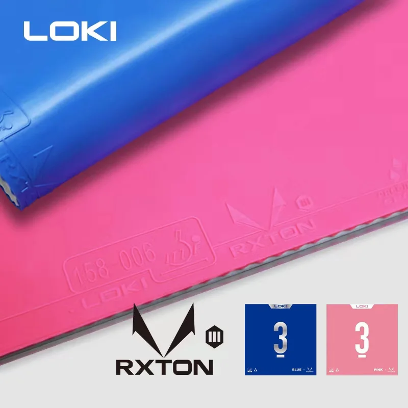 Table Tennis Loki - 오리지널 LOKI RXTON 1&3 블루 핑크