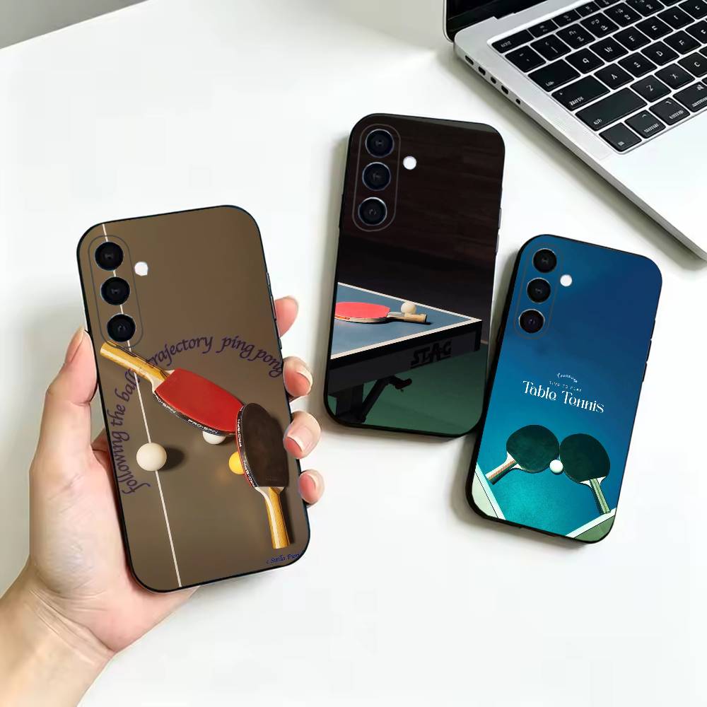 Table Tennis Quotes - 탁구 라켓 소프트 블랙 커버, 삼성