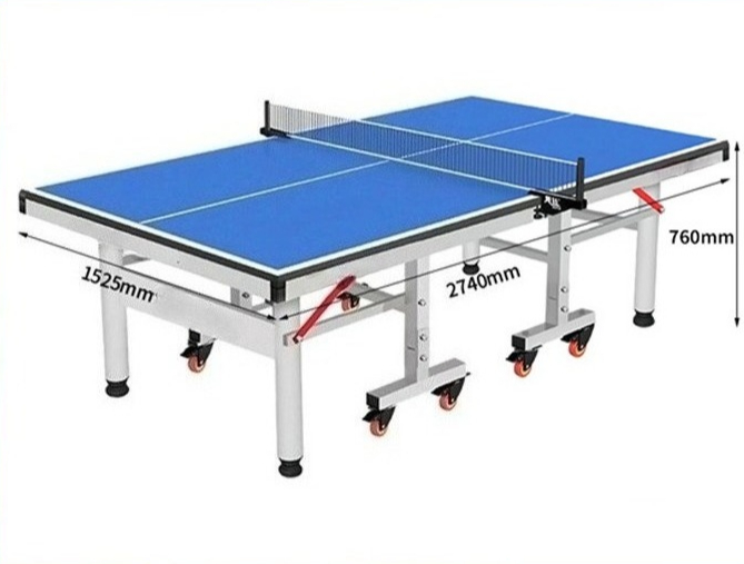 Table Tennis Folding Table - 탁구대 실내 접이식 탁구대 학교용 가정용