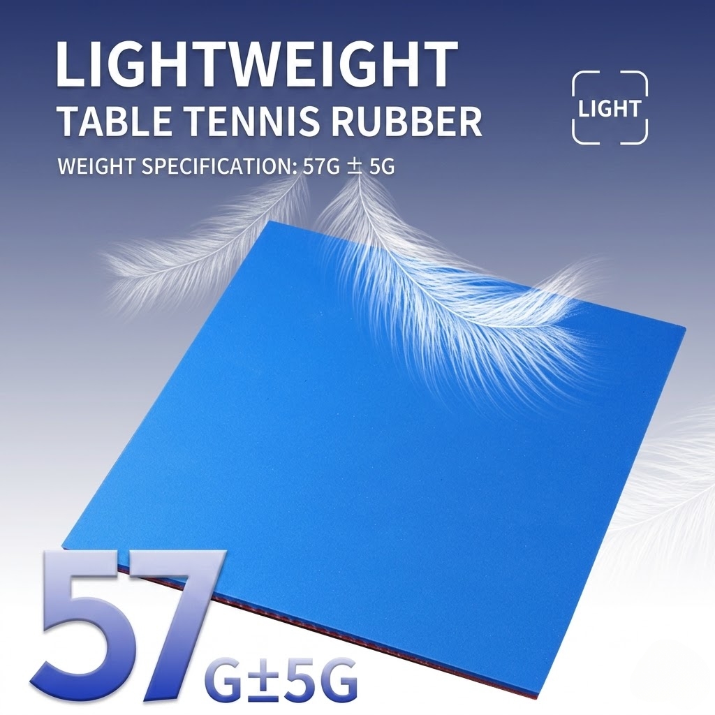 코쿠타쿠 탁구 라켓 러버 사운드 쇼크 블루 스펀지 안티 - Anti Loop Rubber 리뷰 및 가격