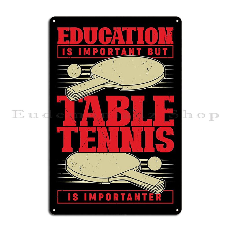 당신은 나의 탁구를 위한 재미있는 탁구 말장난 금속 플 - Table Tennis Live 리뷰 및 가격