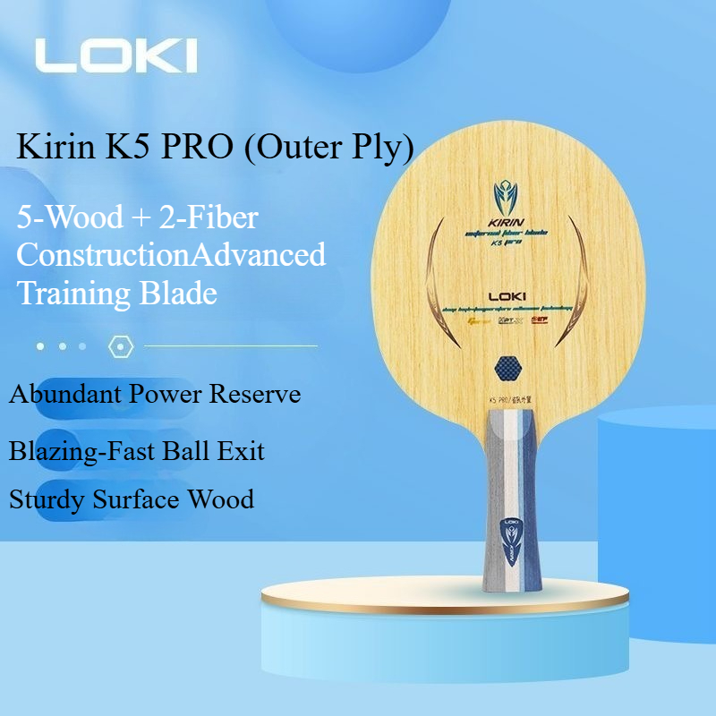 LOKI 키린 K5 PRO 탁구 라켓 5겹 목재 내장/ - Table Tennis Loki 리뷰 및 가격