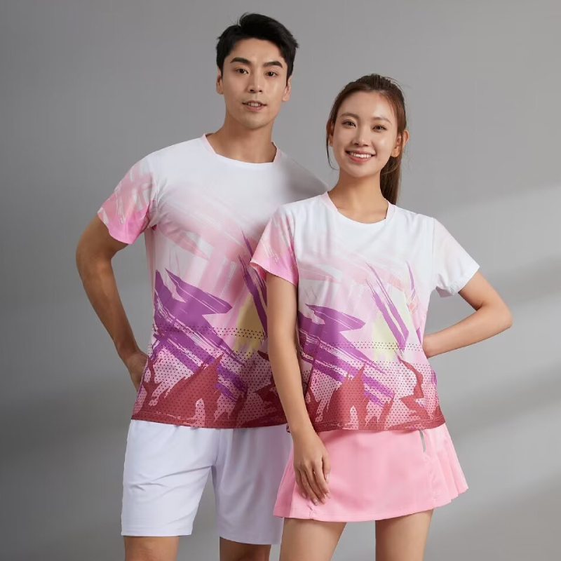탁구 유니폼 남녀 공용 반팔 스포츠 티셔츠 3D 프린트 - Table Tennis Jersey Design 리뷰 및 가격