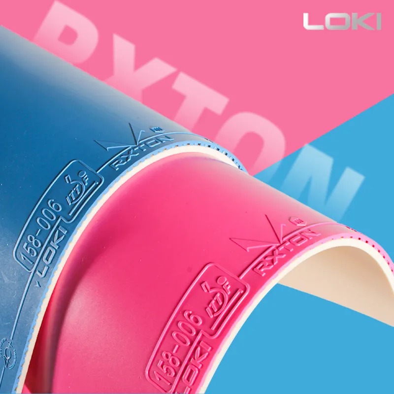 NEW LOKI RXTON 3 다채로운 탁구 고무 스티 - Table Tennis Loki 리뷰 및 가격