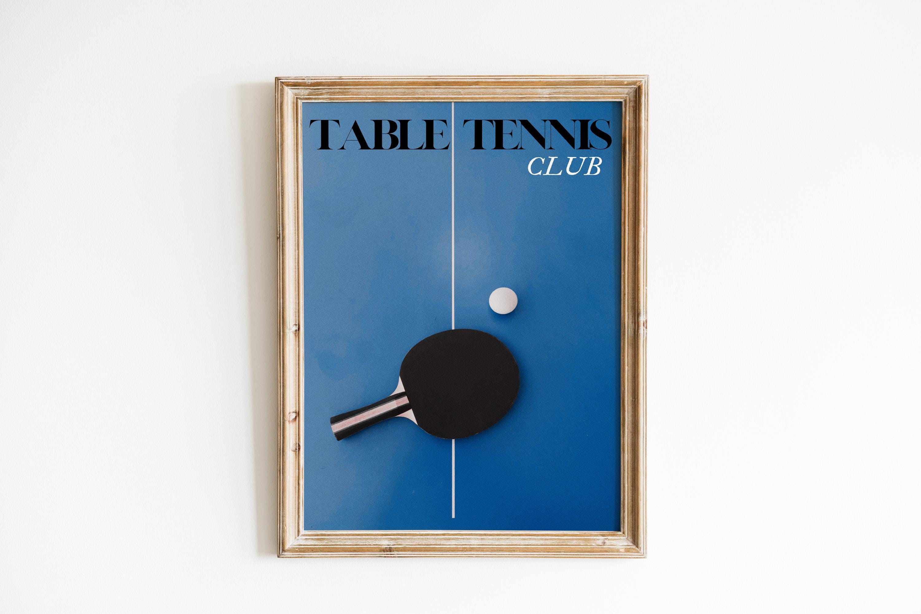 레트로 당구 농구 체스 골프 탁구 클럽 포스터 인쇄 벽 - Table Tennis Live 리뷰 및 가격