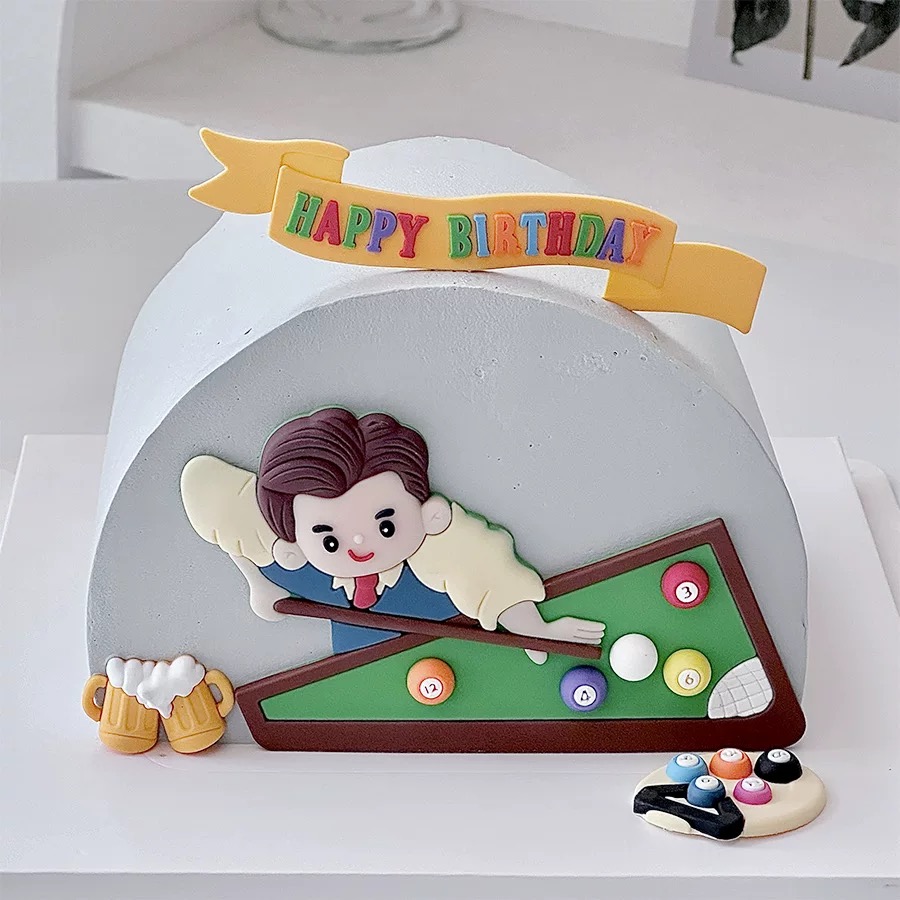 당구 케이크 생일 장식, 해피 어버이날 생일 맥주 아빠 - Table Tennis Shop 리뷰 및 가격