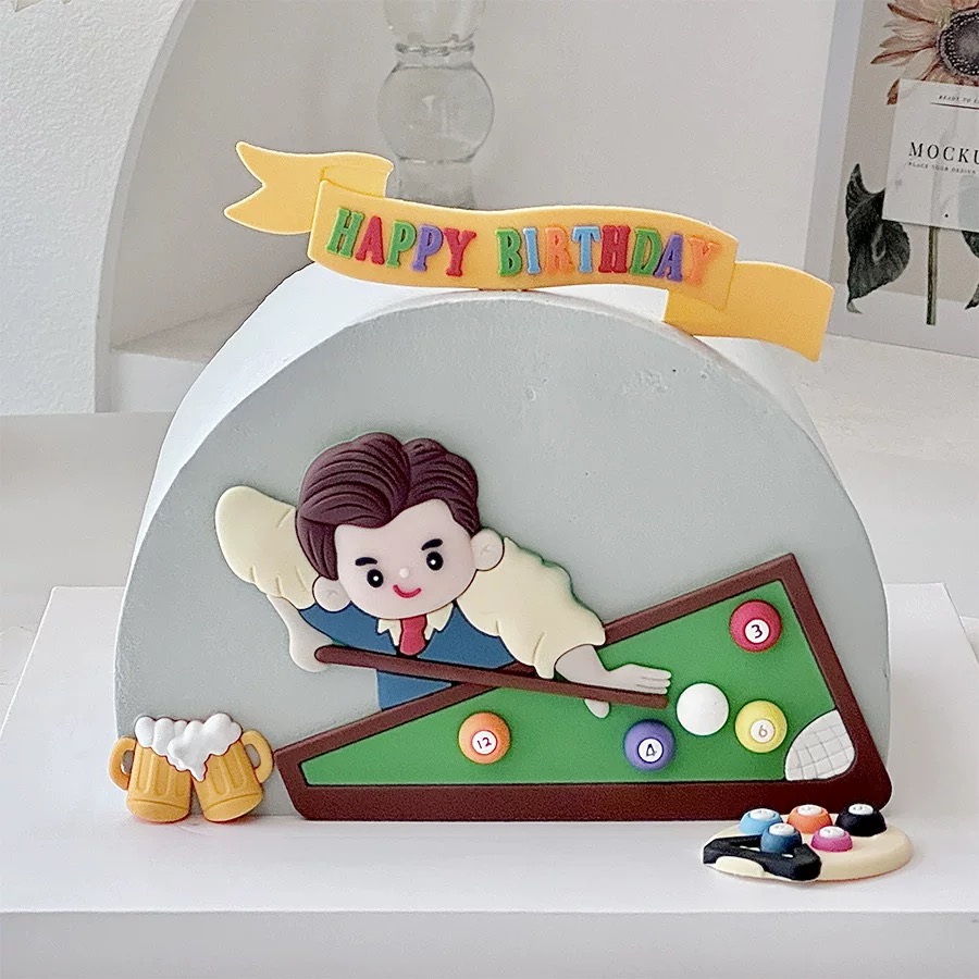 당구 케이크 생일 장식, 해피 어버이날 생일 맥주 아빠 - Table Tennis Shop 리뷰 및 가격