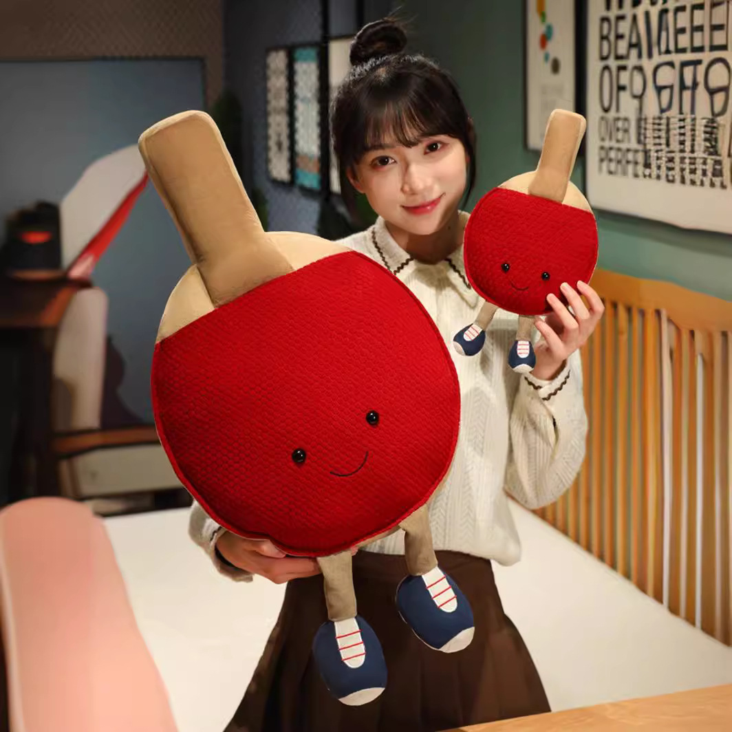 크리 에이 티브 중국 스타일 탁구 라켓 베개 플러시 장 - Table Tennis Live 리뷰 및 가격