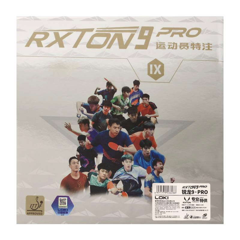 LOKI RXTON 9 PRO 탁구 고무 전문 선수용  - Table Tennis Rubber Protective Film 리뷰 및 가격